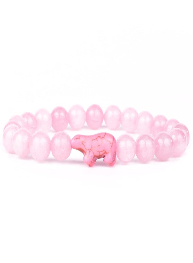 Fahlo Polar Bear Tracking Bracelet – Track a Real Polar Bear’s Journey – Supports Wildlife Conservation – Elastic, One Size Fits Most – on Interactive Mobile App Map – Unisex Conservation Gift (Northern Light Pink) - Image 1